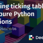 Creating ticking tables with pure Python functions | Deephaven