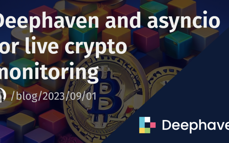 Deephaven and asyncio for live crypto monitoring | Deephaven