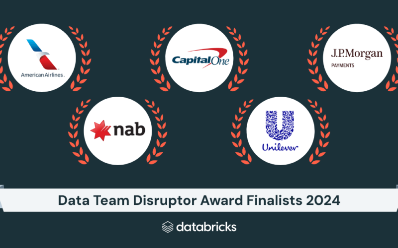 Disrupting the Status Quo Through Data and AI: Celebrating the 2024 Data Team Disruptor Award Nominees