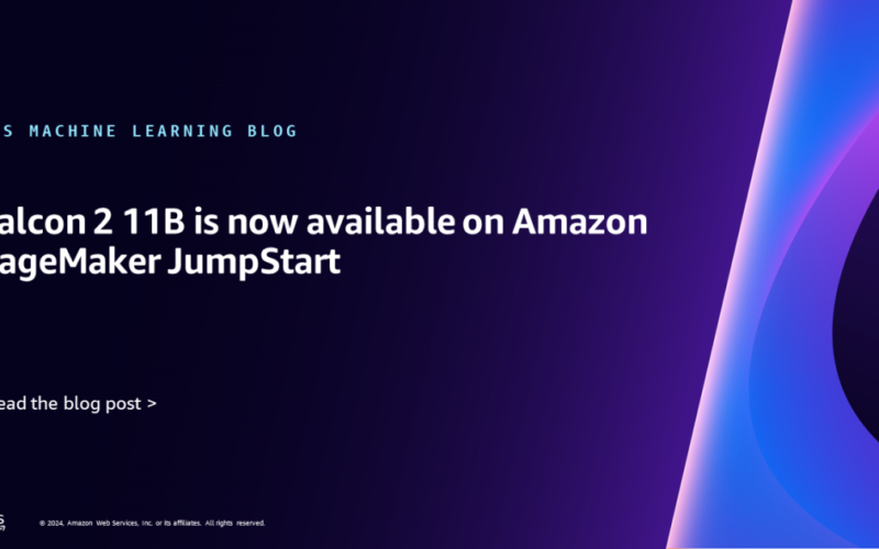 Falcon 2 11B is now available on Amazon SageMaker JumpStart | Amazon Web Services