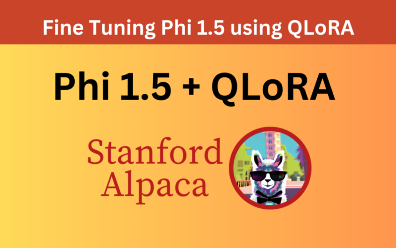 Fine Tuning Phi 1.5 using QLoRA on the Stanford Alpaca Dataset