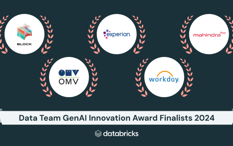 Shaping the Future With Data and AI: Announcing the 2024 Databricks GenAI Innovation Award Finalists