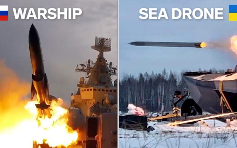 Ukraine's sea drones vs. Russia's Black Sea Fleet