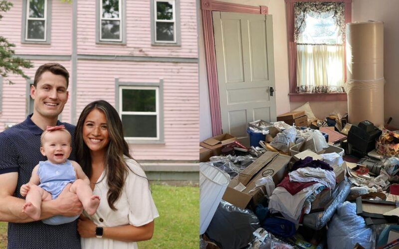 A millennial couple who ditched van life to buy a $150,000 hoarder house said it's worth it. Take a look inside.