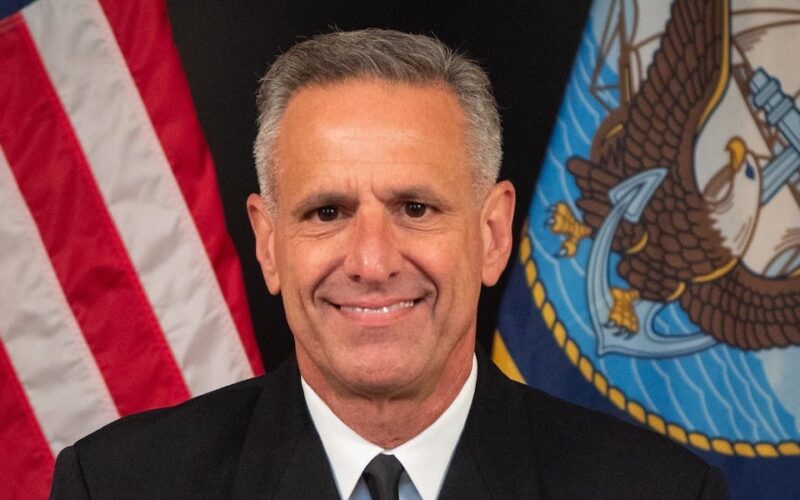 A retired US Navy 4-star admiral arrested in connection with an alleged bribery scheme