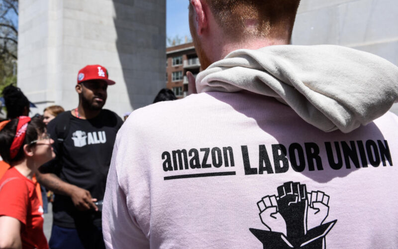 Amazon Labor Union partners with International Brotherhood of Teamsters in New York