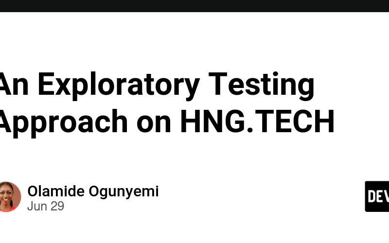 An Exploratory Testing Approach on HNG.TECH