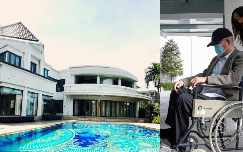 An embattled oil tycoon is selling a mansion in Singapore for $32 million. It's one of the city's status-symbol houses that business leaders covet.