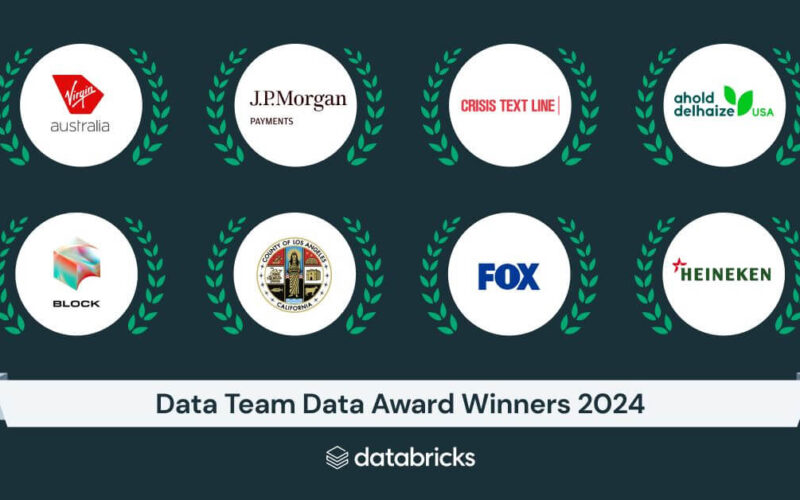 Announcing the Winners of the 2024 Databricks Data Team Awards