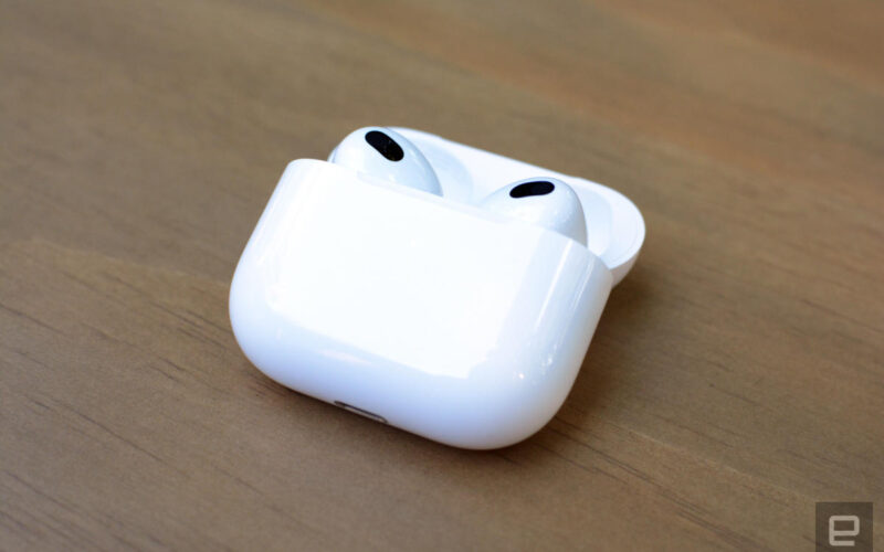 Apple’s third-gen AirPods are back on sale for $140