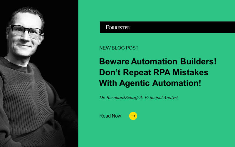 Automation Builders Beware! Don’t Repeat The RPA Mistakes With Agentic Automation