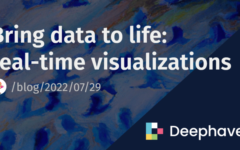 Bring data to life: real-time visualizations | Deephaven