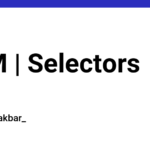 DOM | Selectors