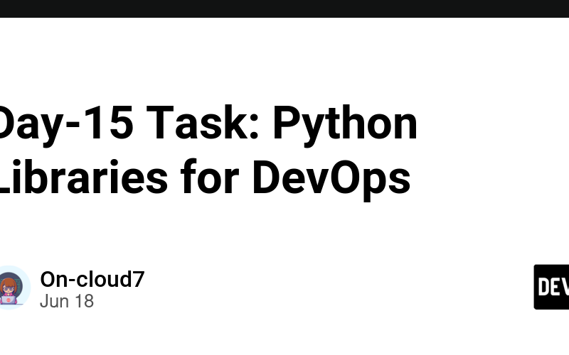 Day-15 Task: Python Libraries for DevOps