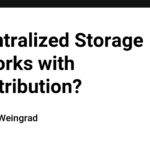 Decentralized Storage Networks with Redistribution?