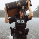 Facebook Lunatics Are Making AI-Generated Pictures of Cops Carrying Huge Bibles Through Floods Go Viral