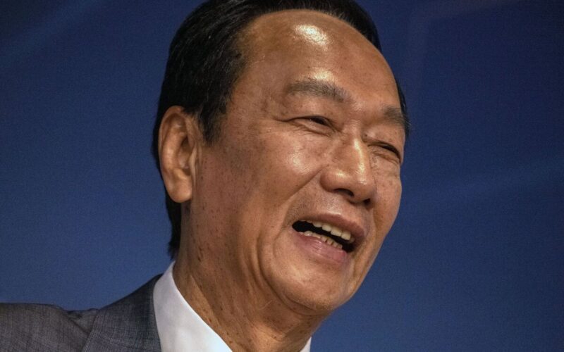 Foxconn Billionaire’s Eight-Year Stock Target Finally Comes True