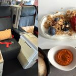 I flew over 22 hours in business class with Turkish Airlines. The food and airport lounge were unreal.