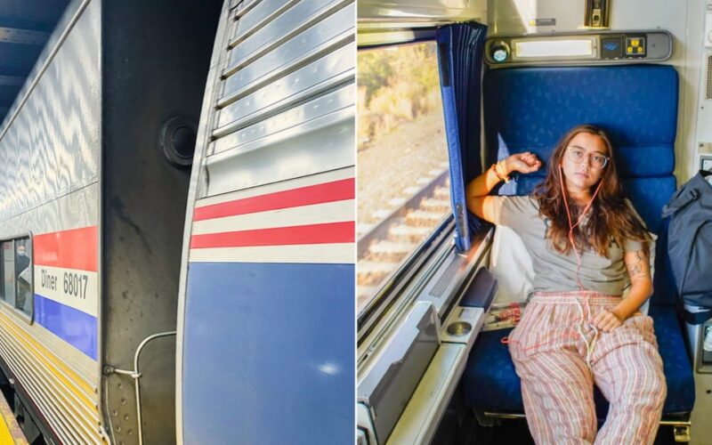 I took a 30-hour train from New York to Miami, and the motion sickness and terrible sleep were too much for me