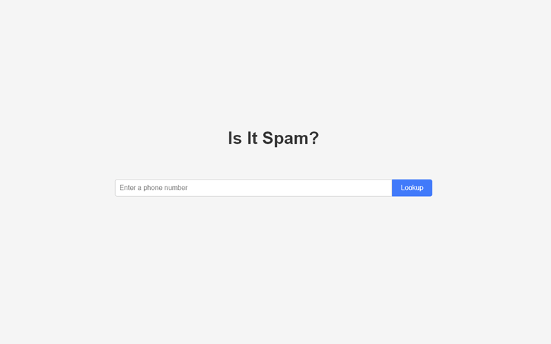 Is It Spam?