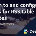 Listen to and configure alerts for RSS table updates | Deephaven