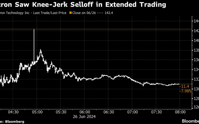 Micron’s Selloff Shows Risk of Sky-High AI Expectations