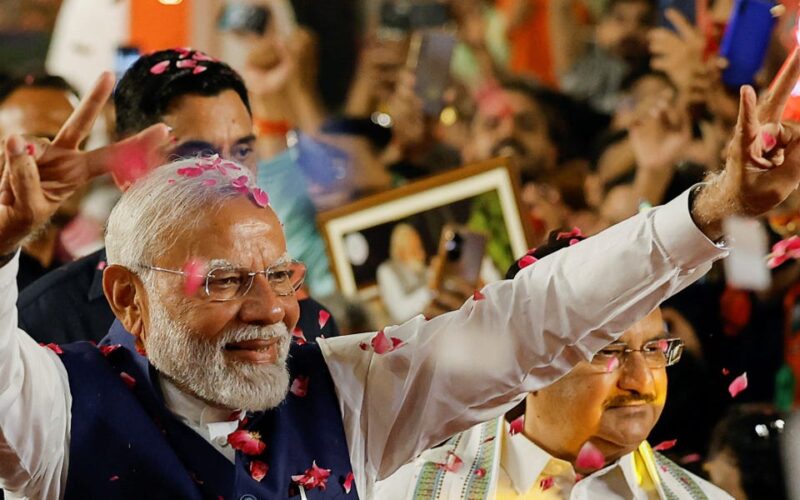 Modi claims a historic 3rd term but he'll have to rely on allies