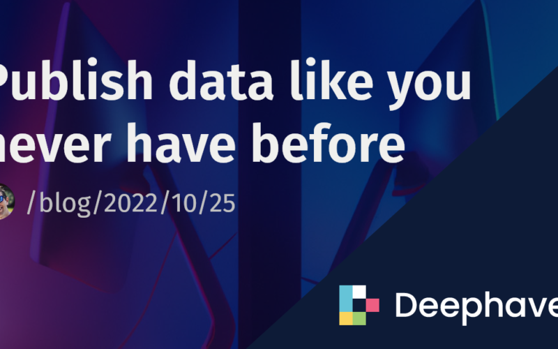 Publish data like you never have before | Deephaven