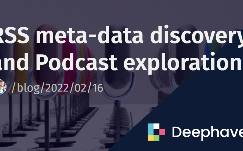 RSS meta-data discovery and Podcast exploration | Deephaven