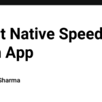 React Native Speed Math App