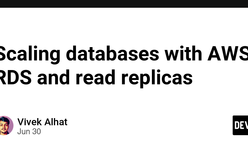 Scaling databases with AWS RDS and read replicas