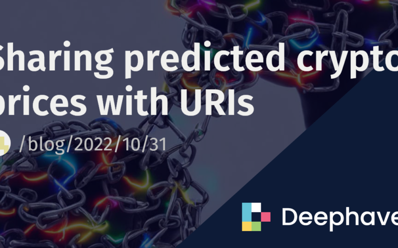 Sharing predicted crypto prices with URIs | Deephaven