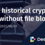 Store historical crypto data without file bloat | Deephaven