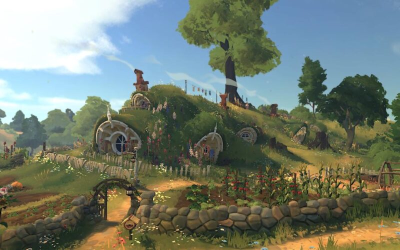 Tales of the Shire is a cozy village sim where you can’t run, but you can skip