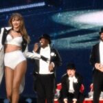 Taylor Swift brought a tuxedo-clad Travis Kelce to the stage during London Eras Tour show