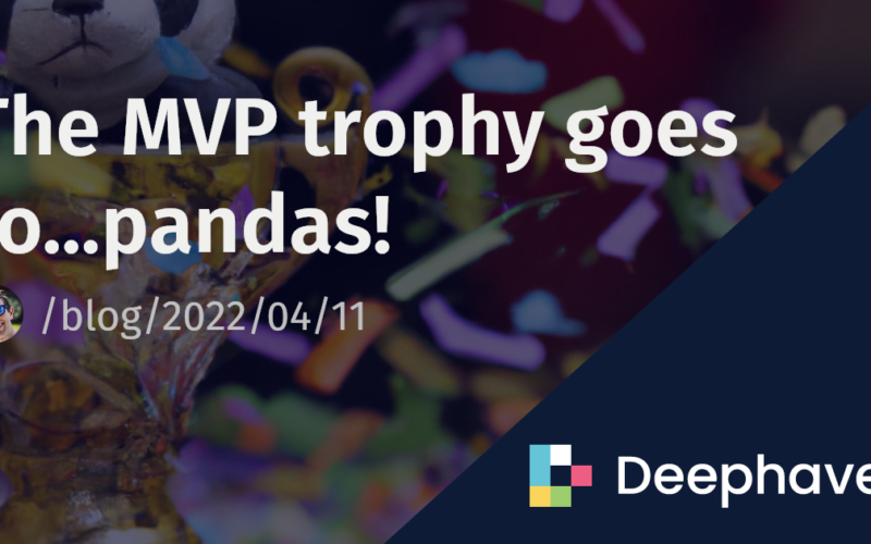 The MVP trophy goes to...pandas! | Deephaven