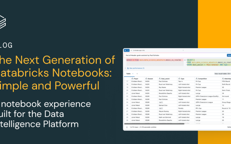 The Next Generation of Databricks Notebooks: Simple and Powerful