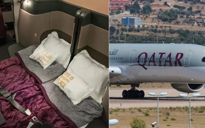 Travelers say Qatar Airways has the best business class, thanks to its QSuite with sliding doors and double beds: See inside