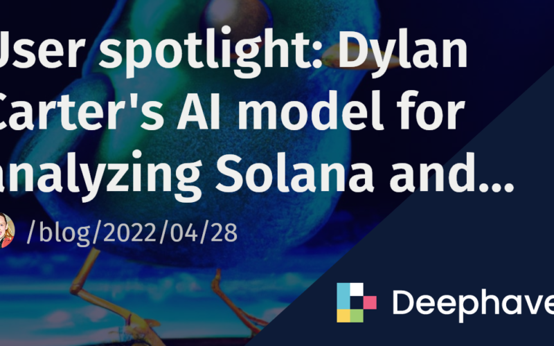 User spotlight: Dylan Carter's AI model for analyzing Solana and Twitter | Deephaven