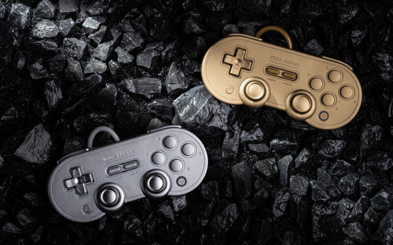 8BitDo marks its 11th anniversary with gold and silver metal controllers