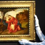 A stolen painting found in a plastic bag at a London bus stop just sold for $22 million.