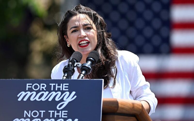 AOC unloads on Biden's critics in late-night Instagram Live