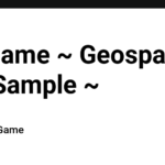 AR Game ~ Geospatial API Sample ~