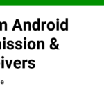 Alarm Android permission & Receivers