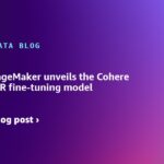 Amazon SageMaker unveils the Cohere Command R fine-tuning model | Amazon Web Services