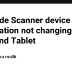 BarCode Scanner device Orientation not changing in ipad and Tablet