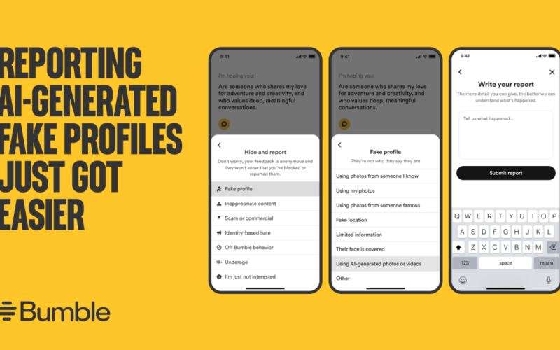 Bumble wants users to report AI-generated images