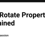 CSS Rotate Property Explained