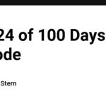 Day 24 of 100 Days of Code