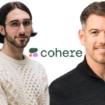 Cohere co-founder and CEO Aidan Gomez, and Martin Kon, president